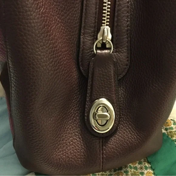 SOLD!! Coach Edie 31 Canyon Quilt Patchwork Cyclamen~OXBLOOD CALICO PRAIRIE~RARE - Picture 13 of 16